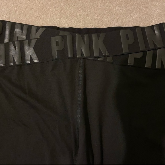 VS. PINK ultimate criss cross v waist leggings-medium like new - Picture 2 of 6